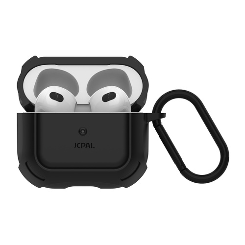 JCPal Rebound XT AirPods Protective Case Black - AirPods 3