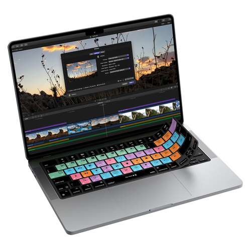 VerSkin Apple Final Cut Shortcut Keyboard Protector - MacBook Pro 14"/16" MacBook Air 13"