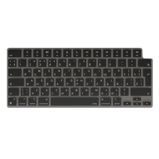 JCPal VerSkin Protector w. KeyBoard Layout Russian for MacBook Air13 (M2/M3/M4) MacBook Pro14/16（M1/M2/M3/M4 /Air15 (M2/M3/M4) EU