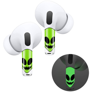 RockMax Art Skins Skull Glow with applicator for AirPods Pro 2/ Pro