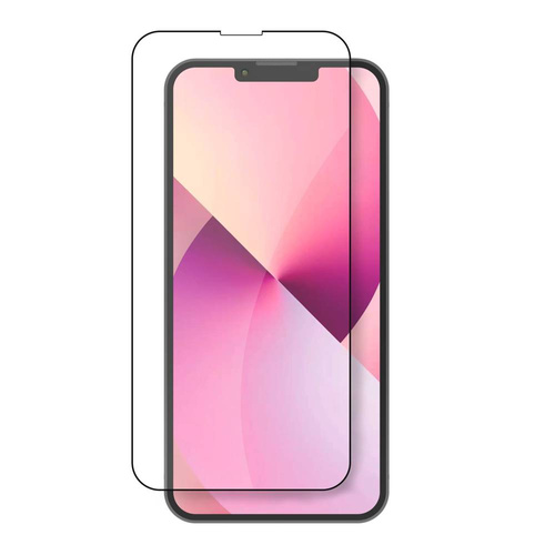 JCPAL Preserver Glass (czarna ramka) iPhone 13 mini - Szkło ochronne iPhone 13 mini na cały ekran