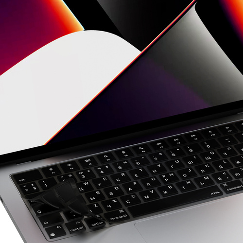 JCPal VerSkin Protector w. KeyBoard Layout Russian for MacBook Air13 (M2/M3/M4) MacBook Pro14/16(M1/M2/M3/M4 /Air15 (M2/M3/M4) EU