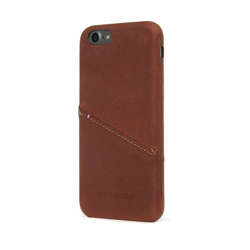 Etui skórzane Decoded (Brązowy) - DECODED Leather Back Cover for iPhone 8 / 7 / 6S