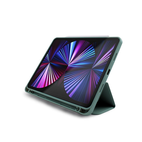 JCPal DuraPro Protective Case with Pencil Holder Midnight Green for i Pad Pro11-inch(2021)