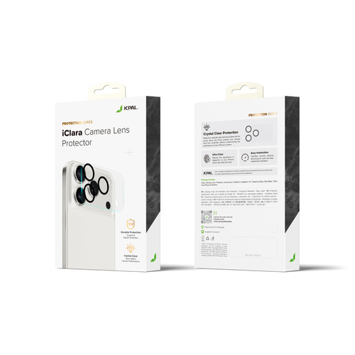 JCPal iClara Camera Lens Protection - iPhone 17 Pro
