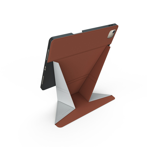 JCPal SlimFlex Folio Case with Pencil Holder (Almond Brown/Grey) for iPad Pro11- inch(1-4th,2018-2022) /iPad Air 10.9-inch(4-5th,2020/2022)
