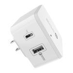 SYNCWIRE Wall Charger PD QC3.0+USB-C3.0 2Ports (EU/US/UK)