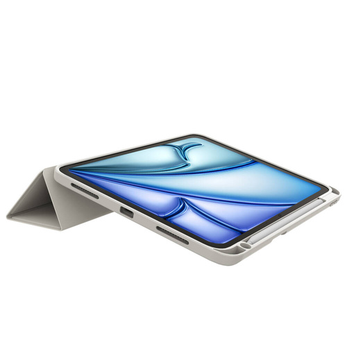 JCPAL DuraPro Protective Folio Case for iPad Air 11-inch (M2,2024) - Light Grey