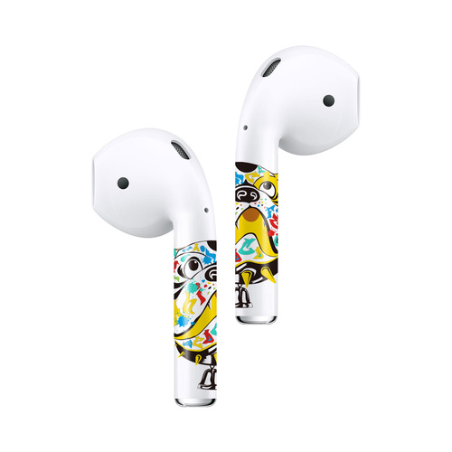 RockMax Art Skins Cute Dog with applicator for AirPods 1/2 