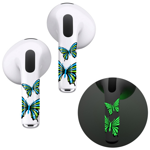 RockMax Art Skins Butterfly Glow with applicator for AirPods 3 