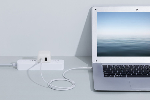 lighting to USB cable - white