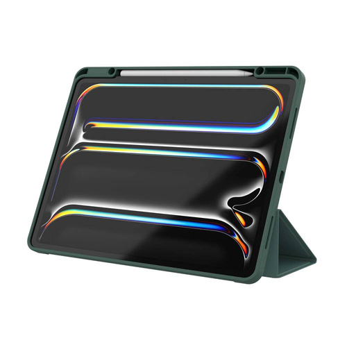 JCPAL DuraPro Protective Folio Case for iPad Pro 13-inch (M4,2024) - Midnight Green