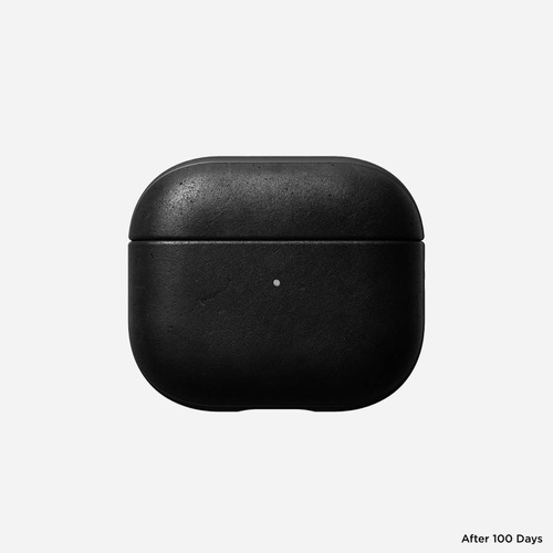Nomad Leather case, black - AirPods 3