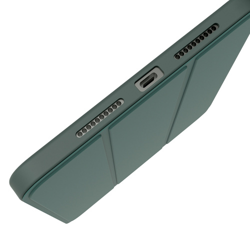 JCPAL DuraPro Protective Folio Case for iPad Air 11-inch (M2,2024) - Midnight Green