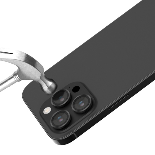 JCPal Preserver Camera Lens Protection - iPhone 14 Pro/14 Pro Max (Space Black)