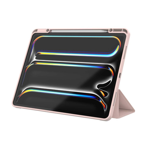 JCPAL DuraPro Protective Folio Case for iPad Pro 11-inch (M4,2024) - Pink