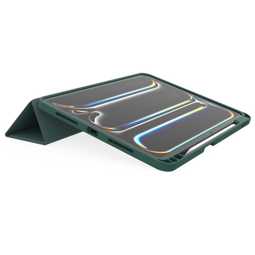 JCPAL DuraPro Protective Folio Case for iPad Pro 11-inch (M4,2024) - Midnight Green