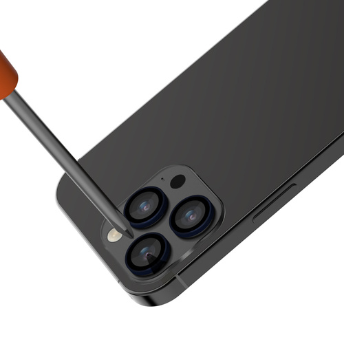 JCPal Preserver Camera Lens Protection - iPhone 15 Pro (Blue Titanium)