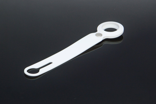 Hi5 - AirTag Silicon Stripe - biały