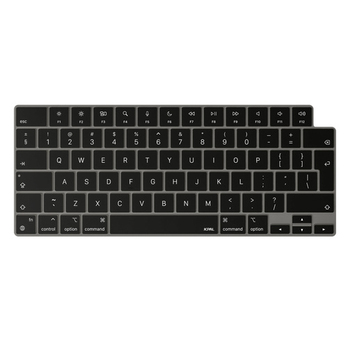 VerSkin Black Keyboard Protector - Silicone-EU Layout