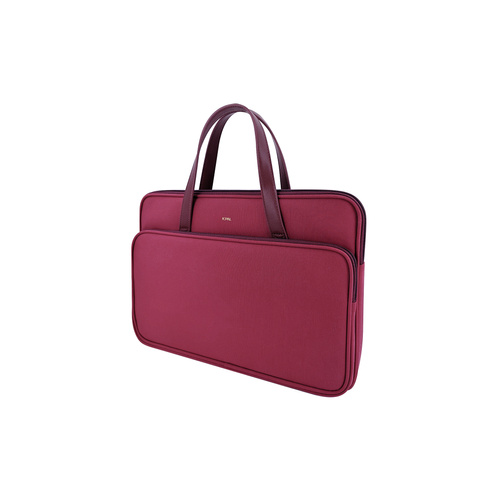JCPal Milan briefcase Sleeve for 13/14-inch, Ruby-Red