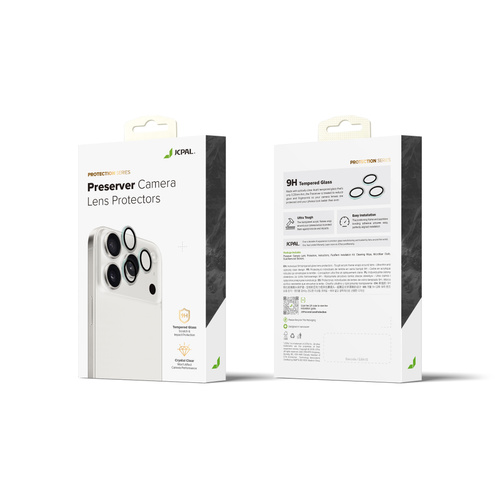 JCPal Preserver Camera Lens Protection - iPhone 17 Air (Transparent)