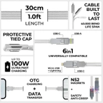 Rolling Square - inCharge XL 30cm White