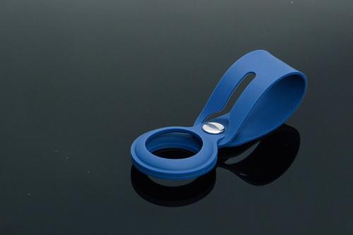 Hi5 - AirTag Silicon Stripe - głęboki niebieski