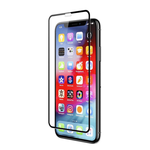JCPAL Hardness Glass iPhone 11 PRO/ XS / X (czarna ramka) - Szkło ochronne iPhone 11 PRO/ XS / X na cały ekran