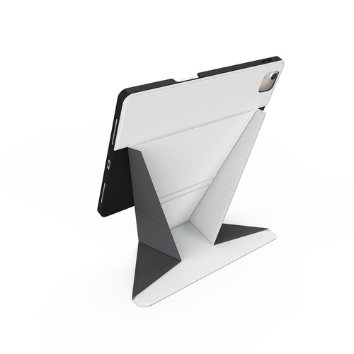 JCPal SlimFlex Folio Case with Pencil Holder (Light Gray/Black) for iPad Pro11-inch(1- 4th,2018-2022) /iPad Air 10.9-inch(4-5th,2020/2022)