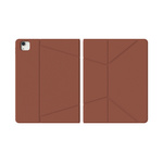 JCPal SlimFlex Folio Case with Pencil Holder (Almond Brown/Grey) for iPad Pro11- inch(1-4th,2018-2022) /iPad Air 10.9-inch(4-5th,2020/2022)