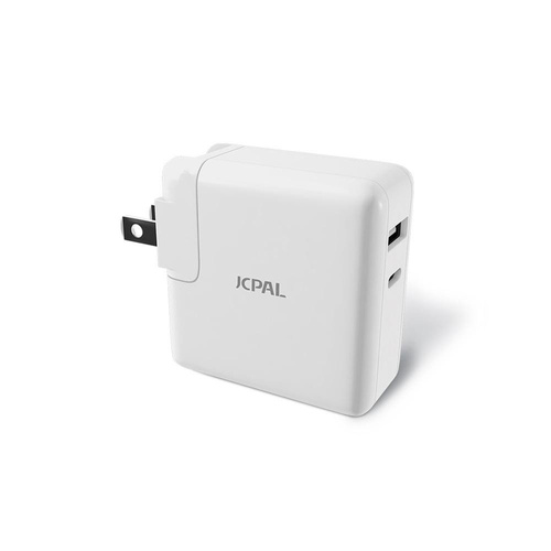 JCPal Ładowarka podróżna USB-C PD z portem USB
