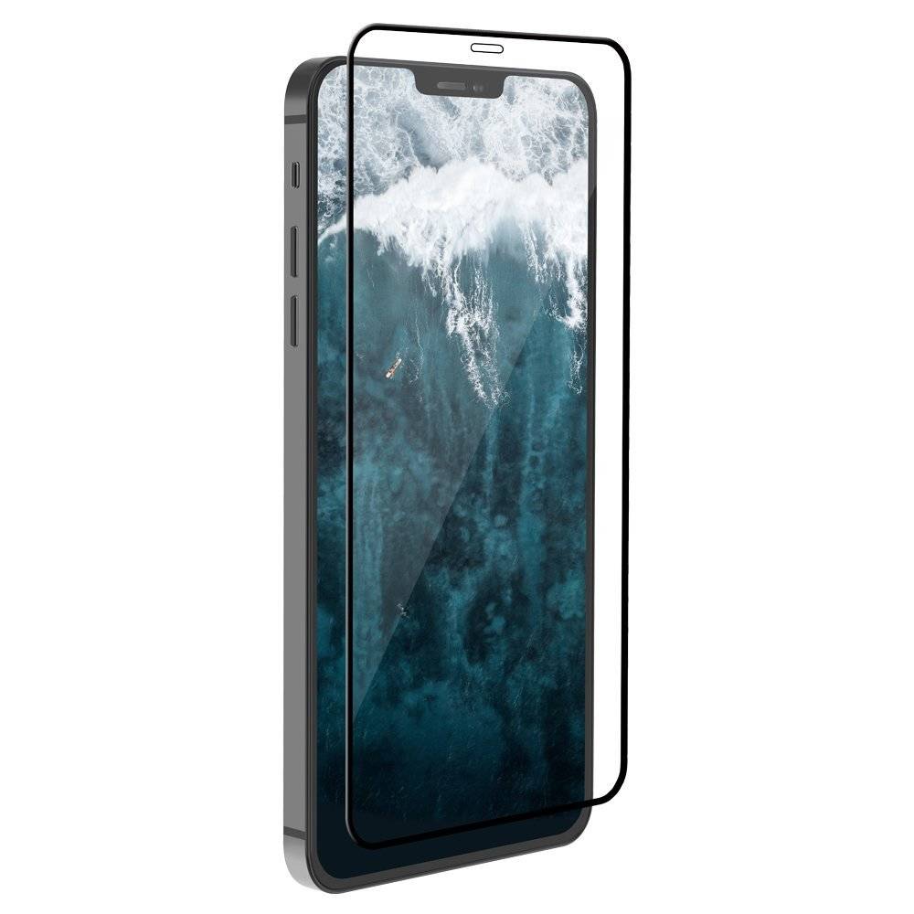 JCPAL Preserver Glass (czarna ramka) iPhone 12 PRO Max - Szkło ochronne iPhone 12 PRO Max na cały ekran