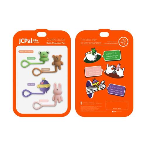 JCPal CuteLoops Cable Organizer Ties