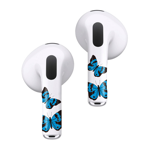 RockMax Art Skins Blue Butterfly with applicator for AirPods 3 