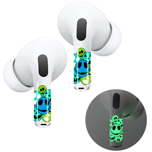 RockMax Art Skins Emoji Glow with applicator for AirPods Pro 2/ Pro 