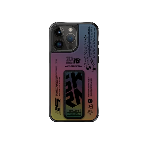 SKINARMA IPHONE 15 PRO 6.1 (2023) KIRA KOBAI (MAG-CHARGE + GRIP-STAND) HOLOGRAM